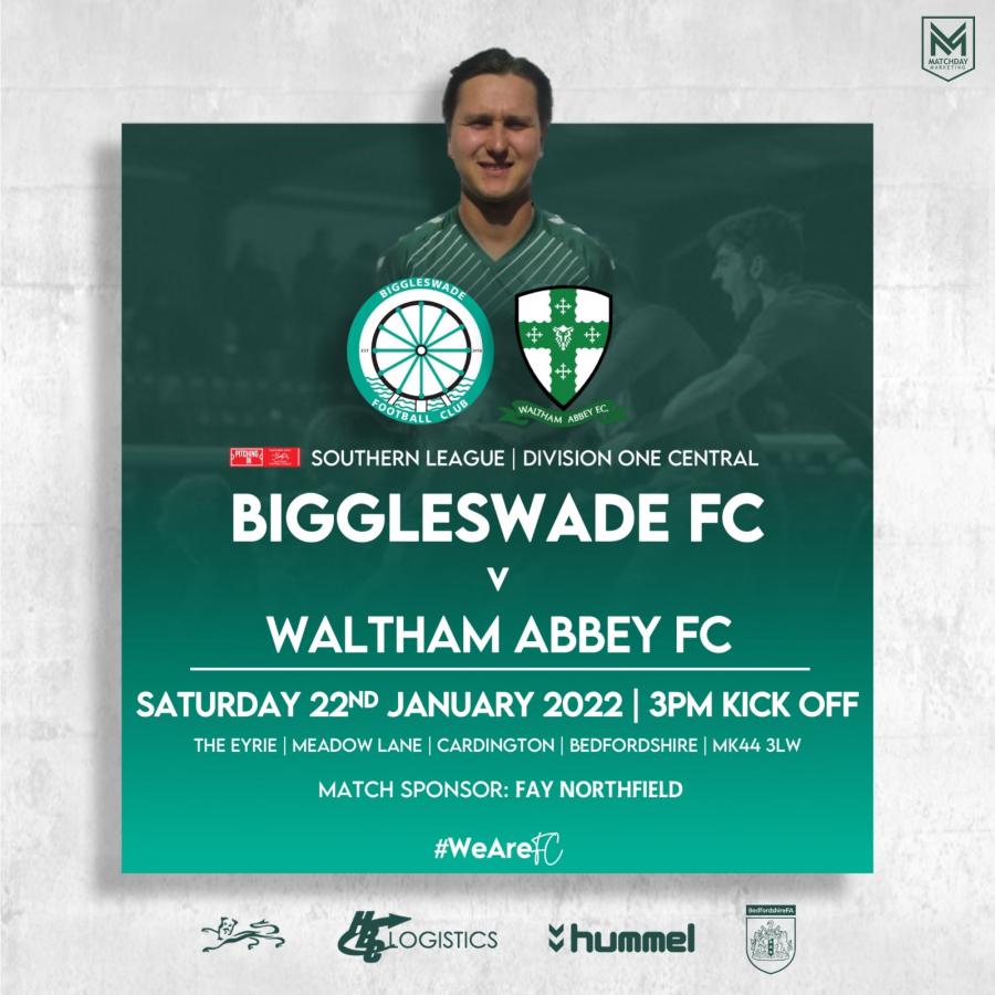 Matchday Sponsorship Package: Waltham Abbey (H)