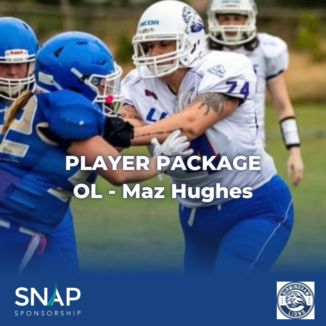 Player Package Sponsor - Maz Hughes