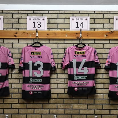 Branding on Senior female strips (sleeve)