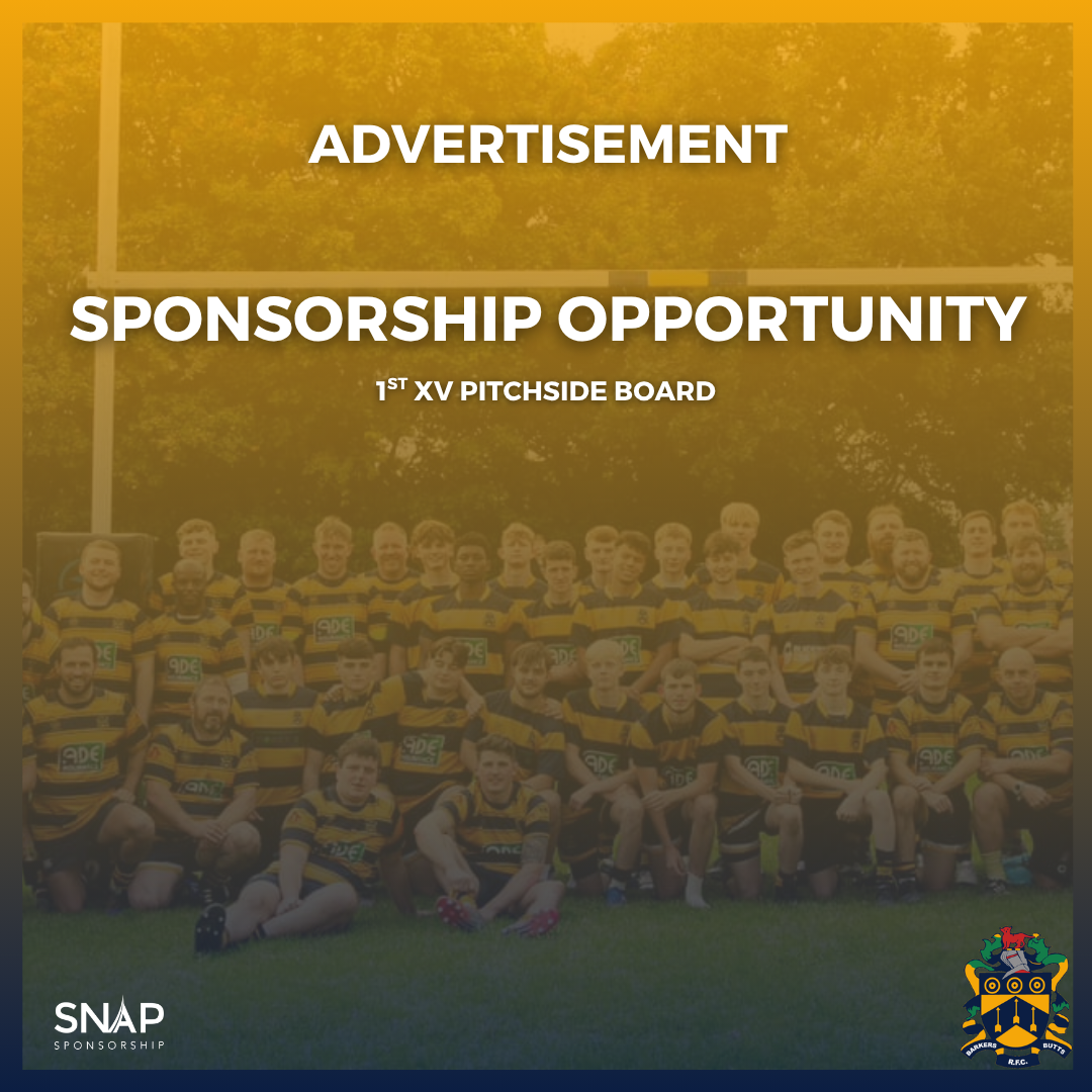 1st XV Pitchside Sponsor Board