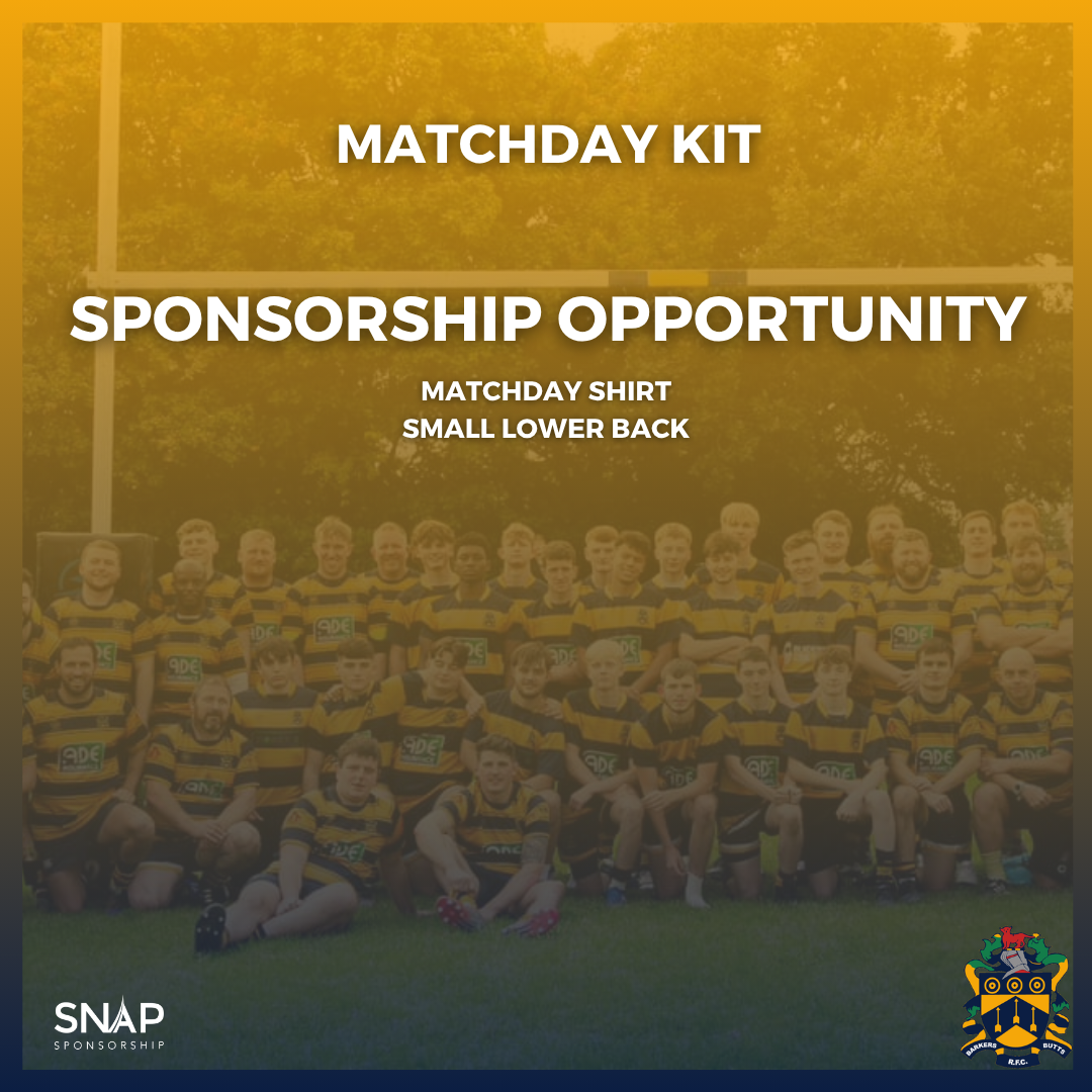 Senior Shirt Sponsor - Small Lower Back
