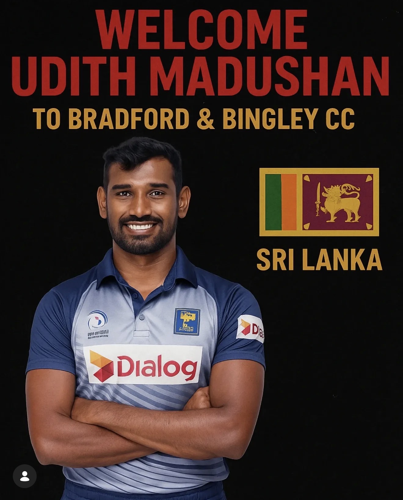 Overseas - Udith Madushan Warnakulasuriya Patabadige - Bowler