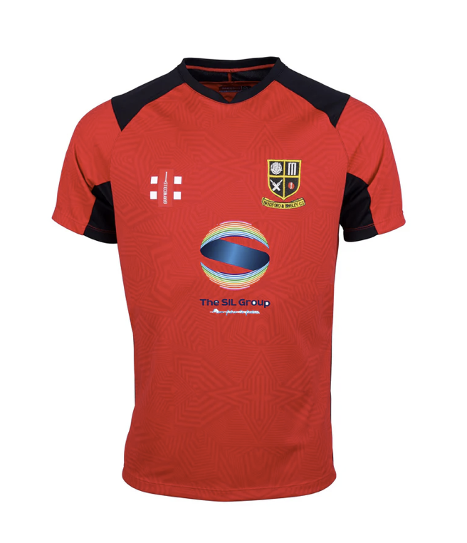 Men's 1st Team T20 Shirt - Back - Secondary Sponsor - Under Number