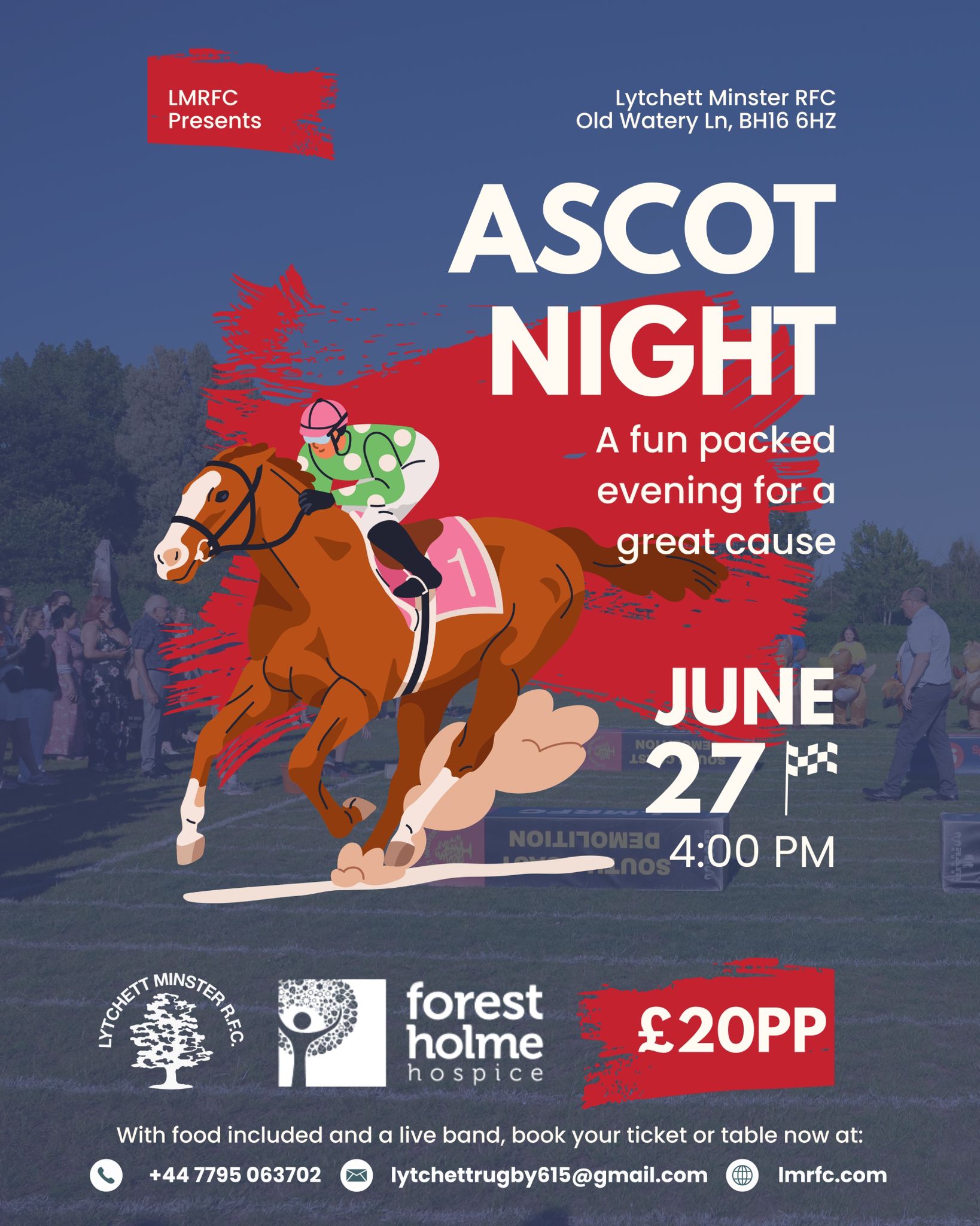 Ascot Night in aid of Forest Holme Hospice